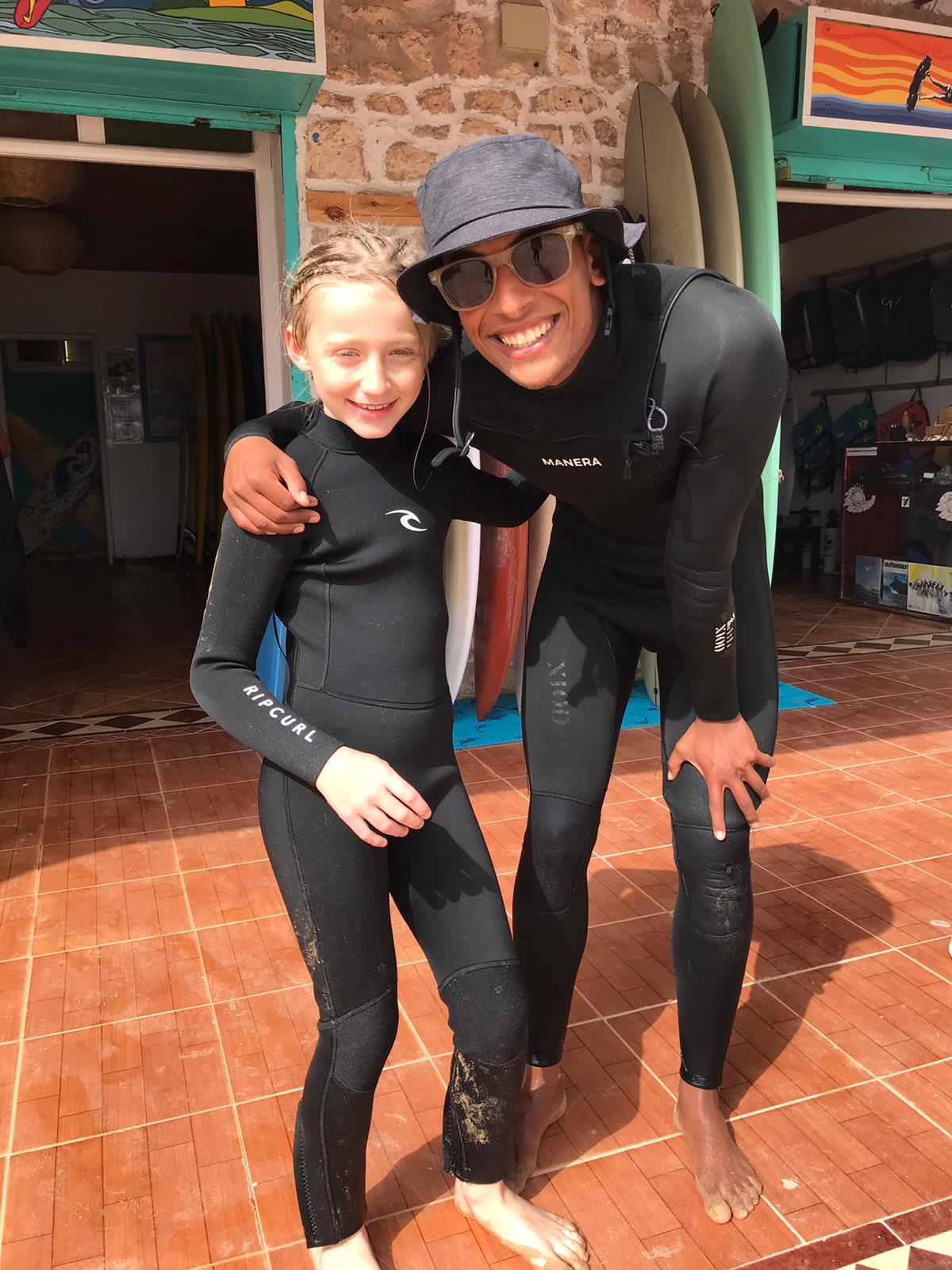Couple Surf lesson with a certified Coach